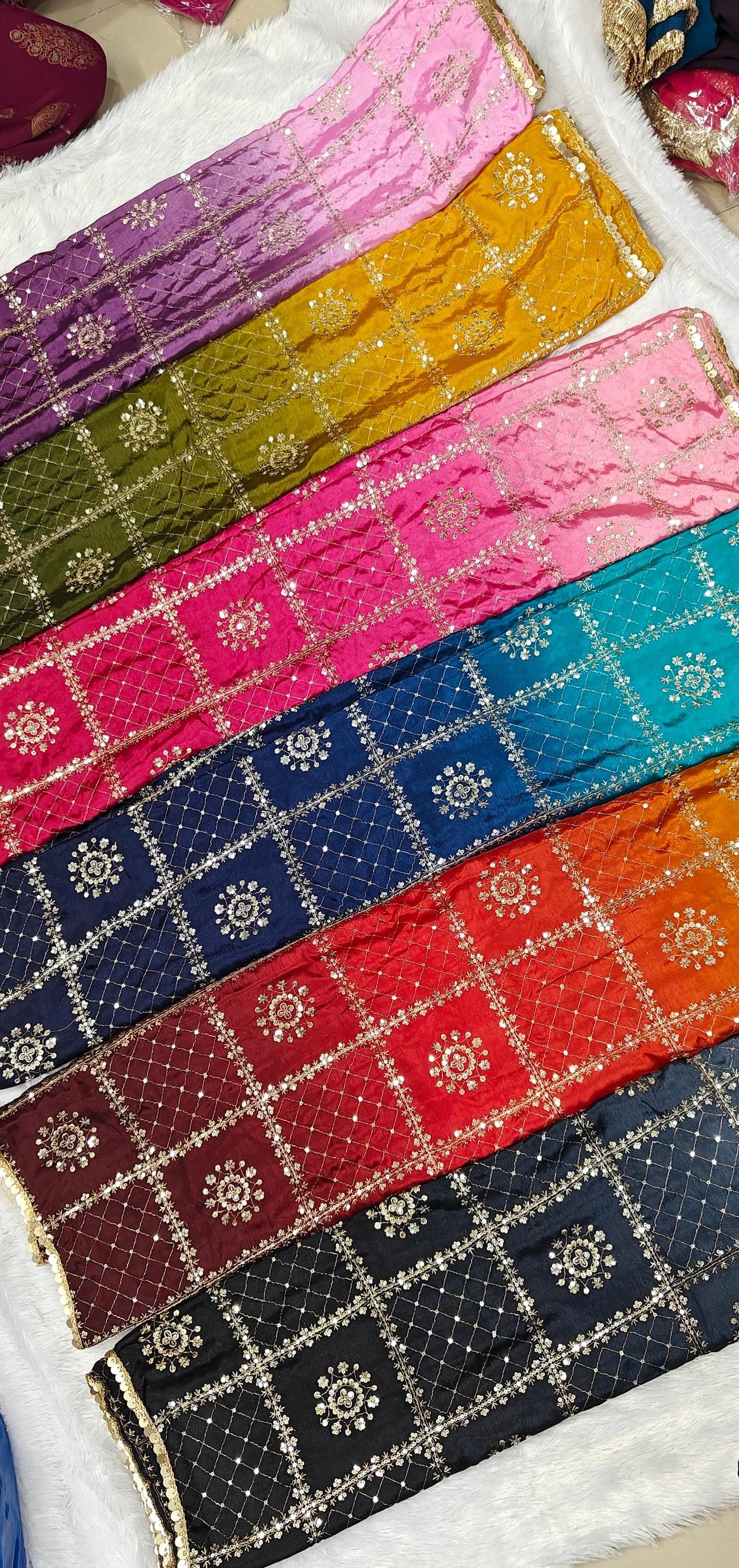 4.	Premium Chinon 2D Shaded Dupatta β Wedding & Festive Wear