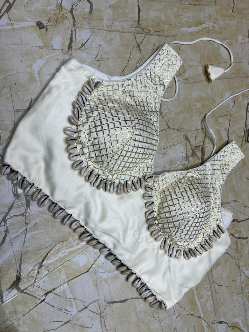 ⨠Navratri 2025 Special Malai Gajji Silk Blouse with Original Golden Gota Lace & Kodi â¨