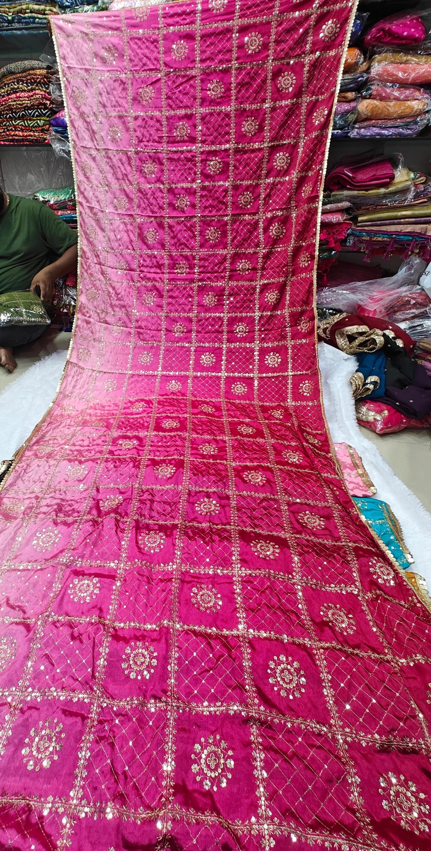 4.	Premium Chinon 2D Shaded Dupatta β Wedding & Festive Wear