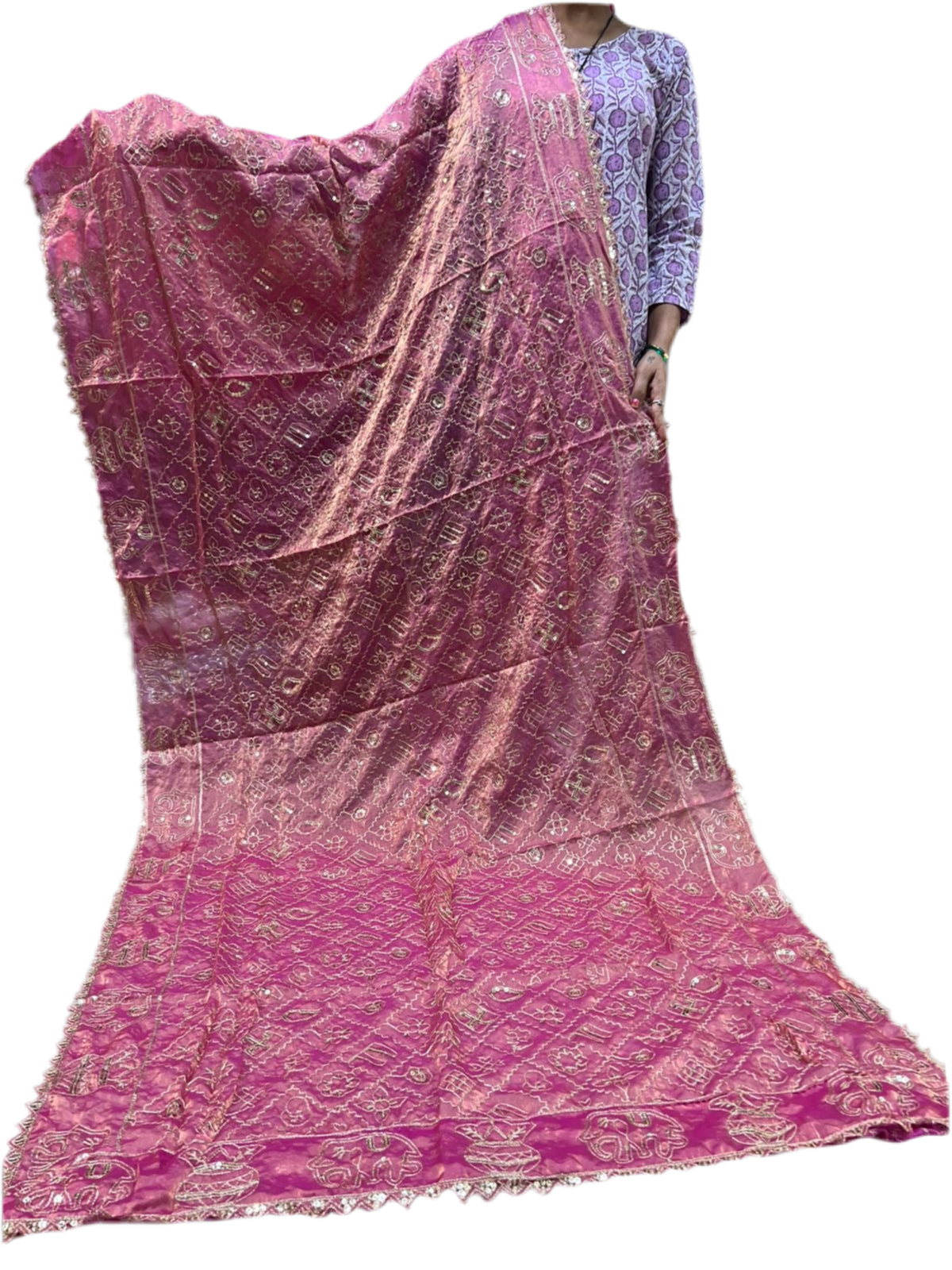 Frendy Vintage Heavy Work Dupatta – Premium Blooming Collection