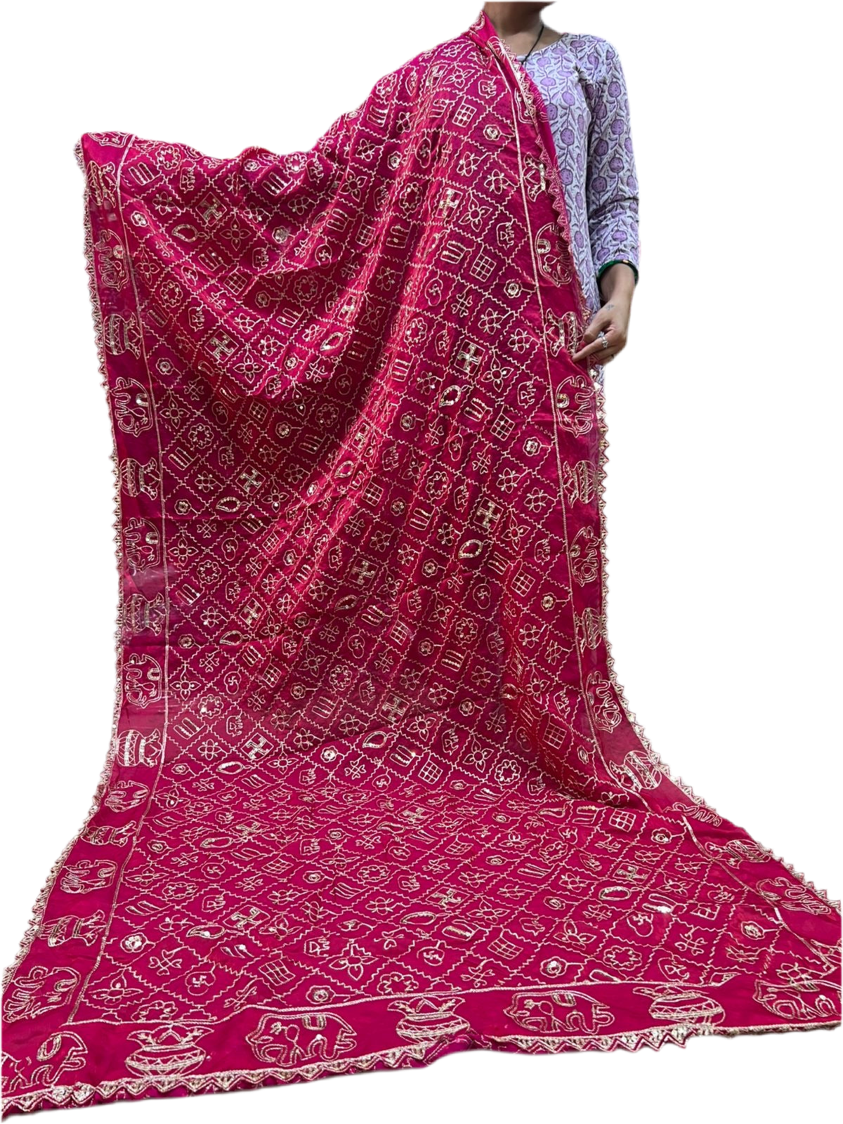 Frendy Vintage Heavy Work Dupatta – Premium Blooming Collection