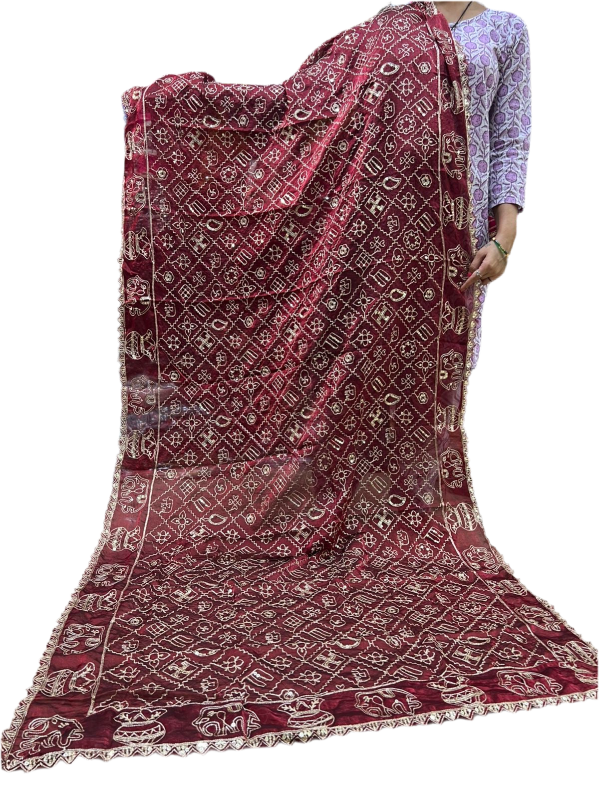 Frendy Vintage Heavy Work Dupatta – Premium Blooming Collection