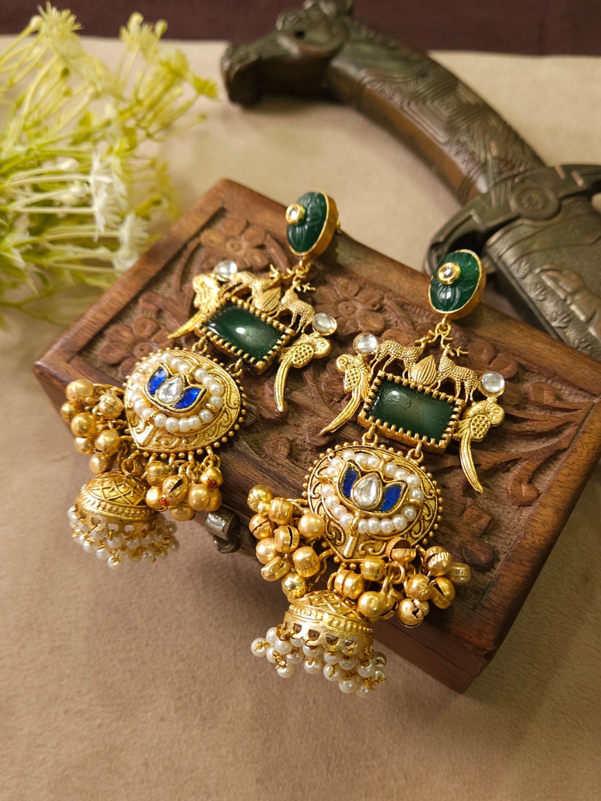 Premium Handmade Lightweight Jhumka Earrings