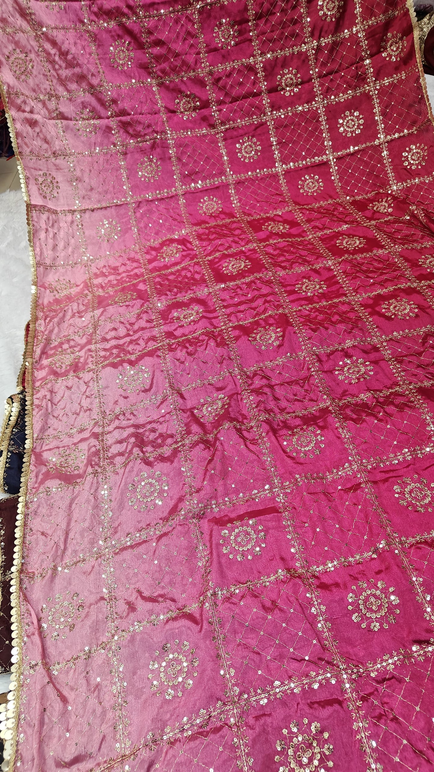 4.	Premium Chinon 2D Shaded Dupatta β Wedding & Festive Wear