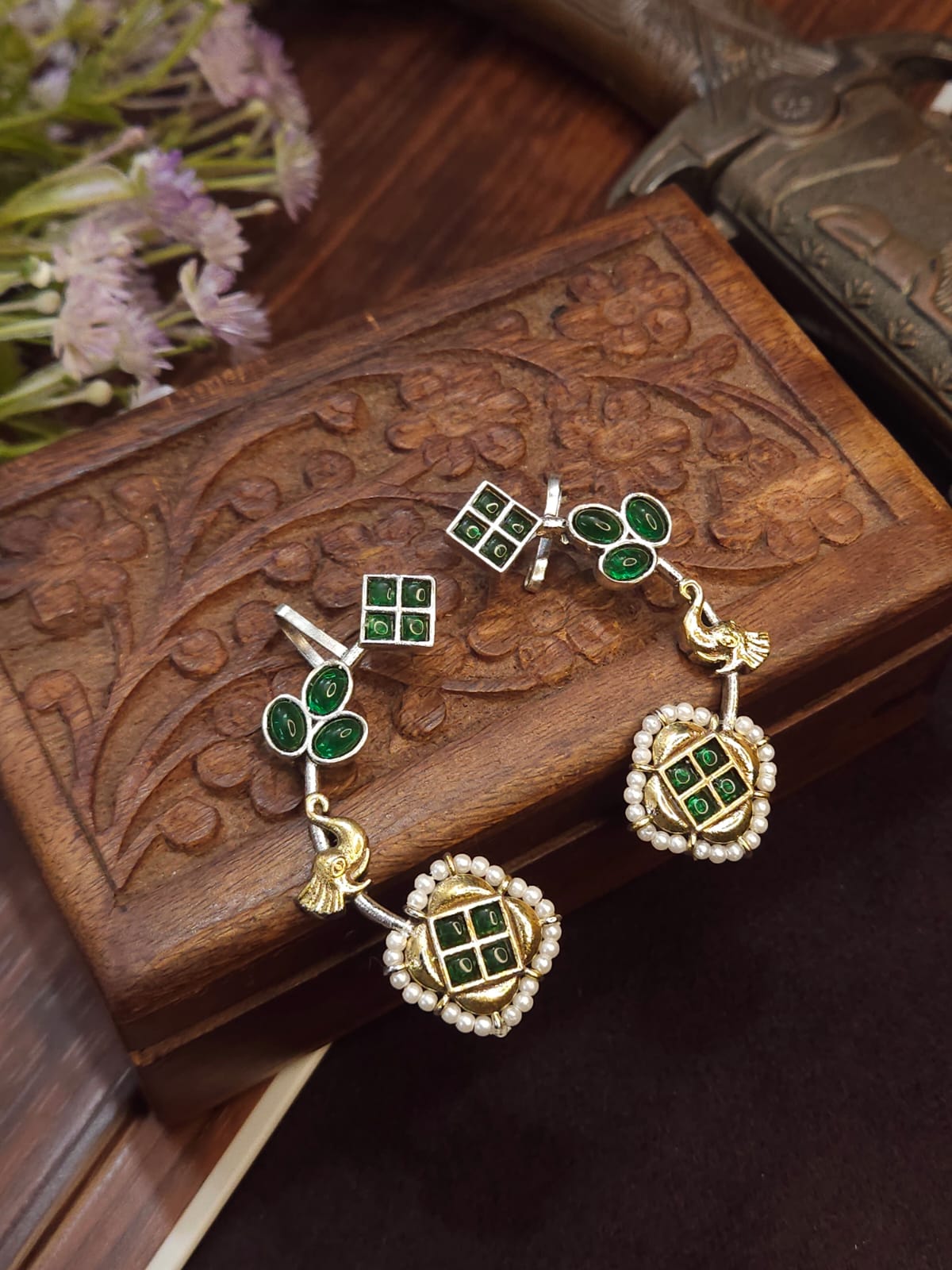 Premium dual tone ear cuffs