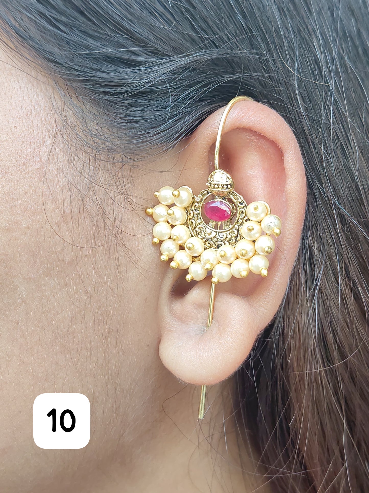 Premium golden ear cuff with different designs