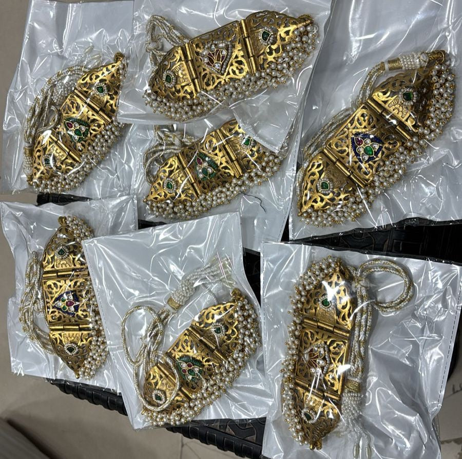 Pure Brass Handcrafted Jewellery – Premium Monalisa, Crystal & Pachi Kundan Work