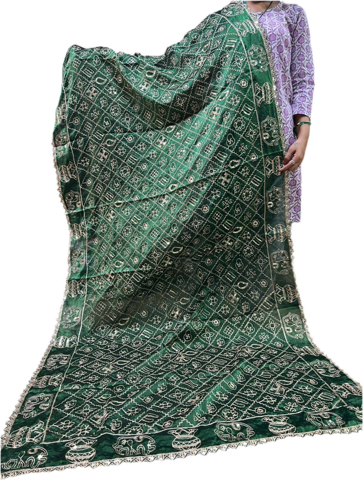 Frendy Vintage Heavy Work Dupatta – Premium Blooming Collection