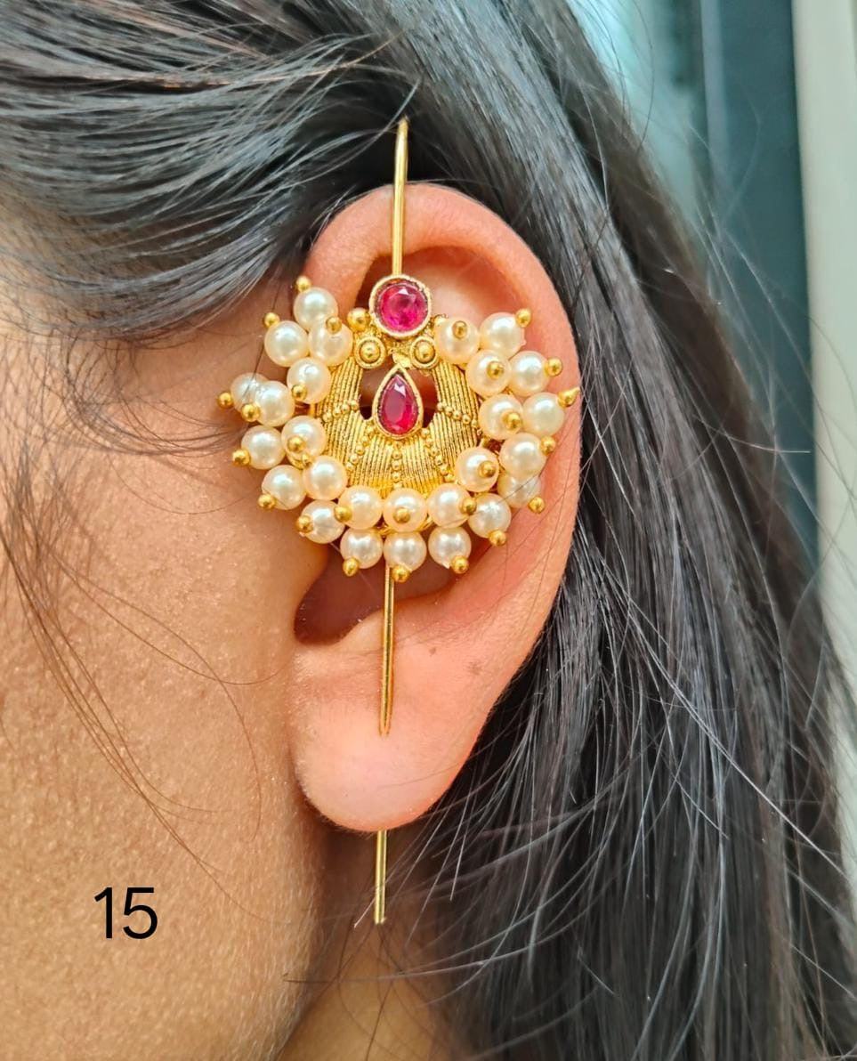 Premium golden ear cuff with different designs