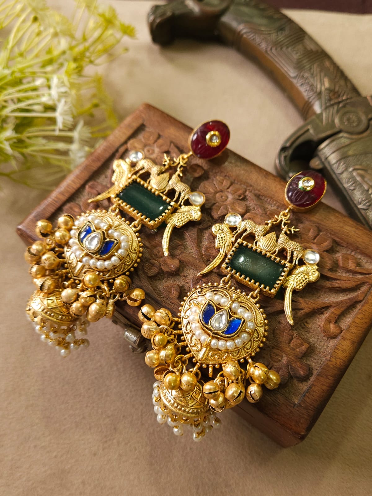 Premium Handmade Lightweight Jhumka Earrings