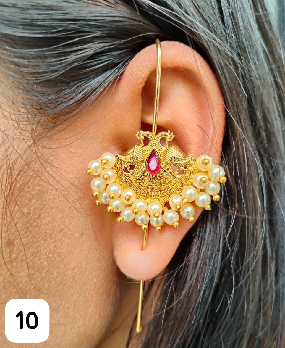 Premium golden ear cuff with different designs