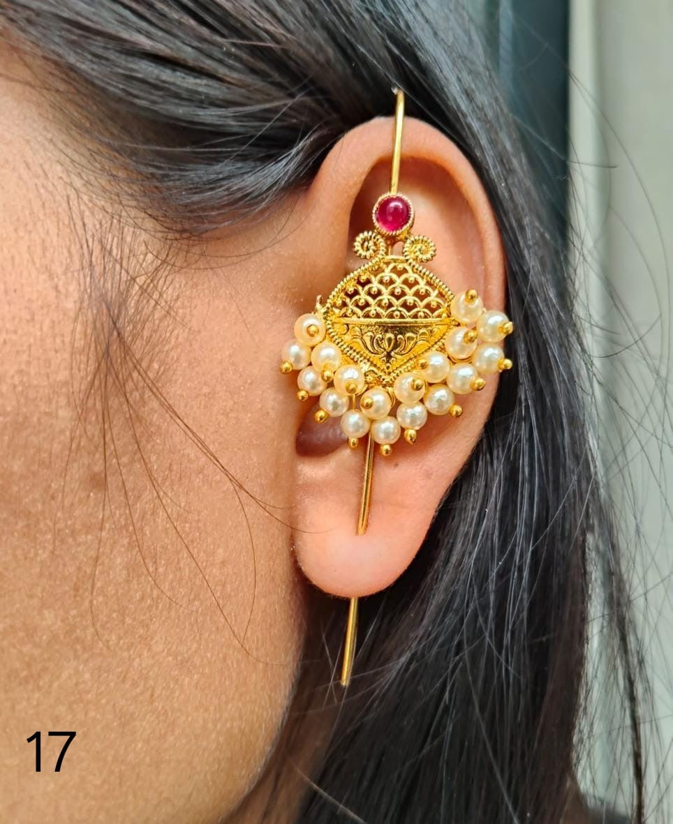Premium golden ear cuff with different designs