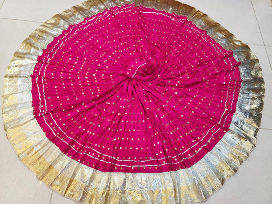 Chaniya with Mirror Work