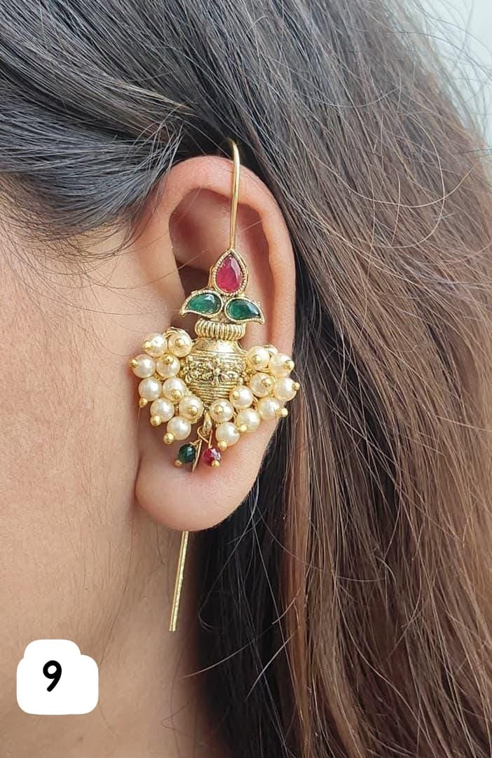Premium golden ear cuff with different designs