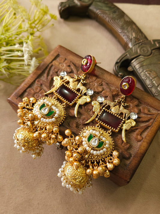 Premium Handmade Lightweight Jhumka Earrings