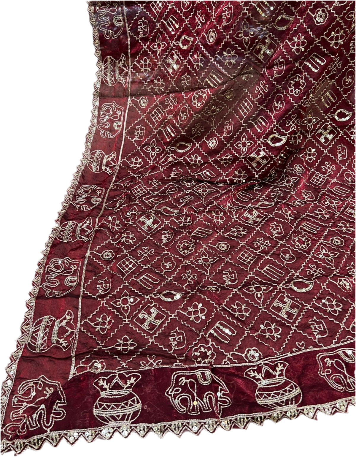 Frendy Vintage Heavy Work Dupatta – Premium Blooming Collection