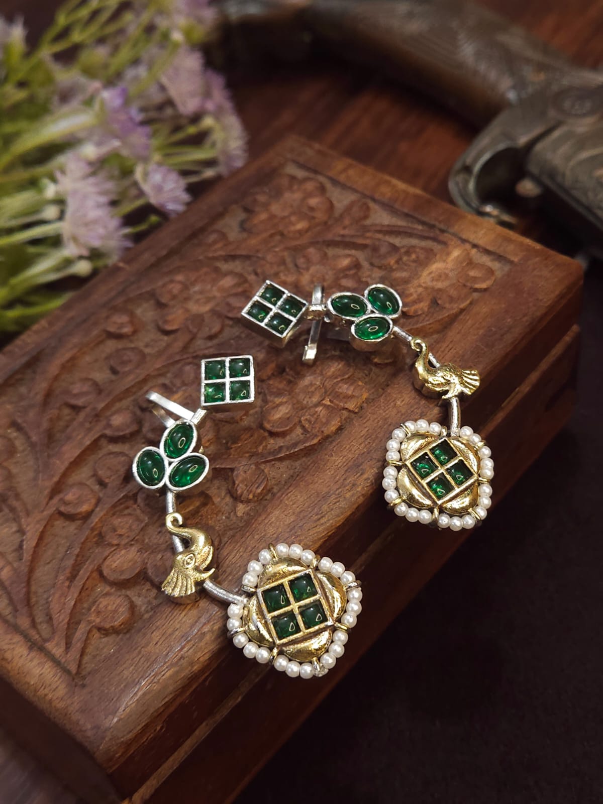 Premium dual tone ear cuffs