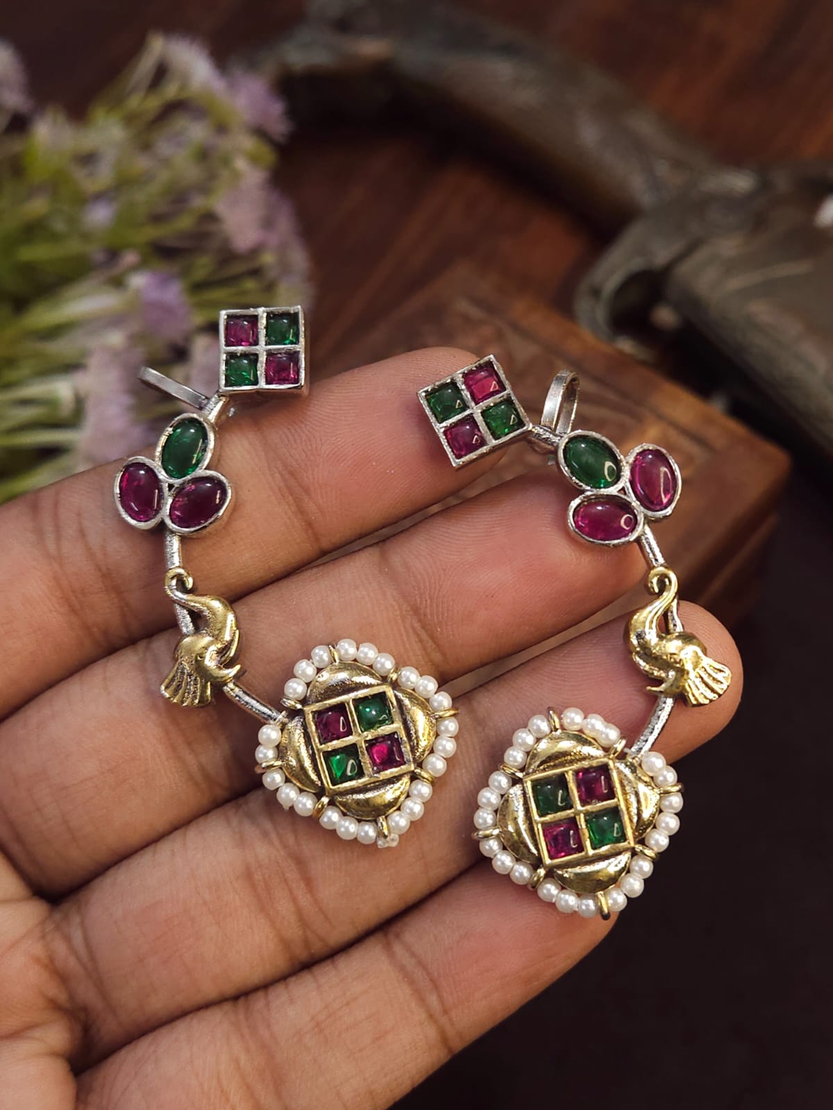 Premium dual tone ear cuffs