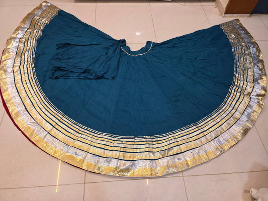 Jaipuri Cotton Lehenga Skirt – Full Ghera 12 Mtr, Festive & Navratri Wear