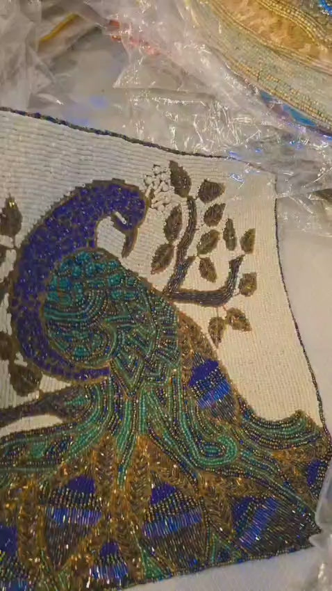 Luxury Beaded Table Mats – Handcrafted Elegant Dining Set